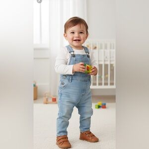 Primigi Boy's Infant Tan Low Top Leather Sneakers